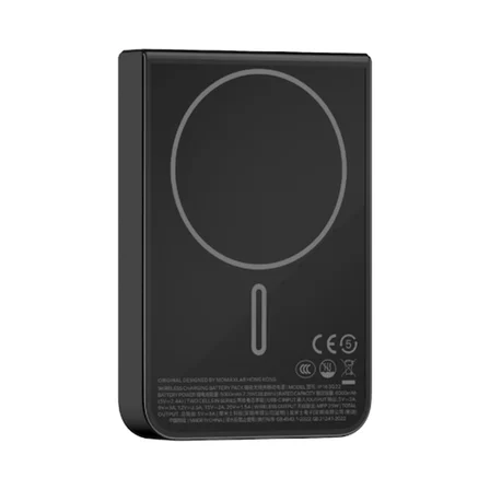 Momax İp163q22d Power S.pass2 10000 mah qi2.2 Yari Ssb Magsafe Powerbank Siyah