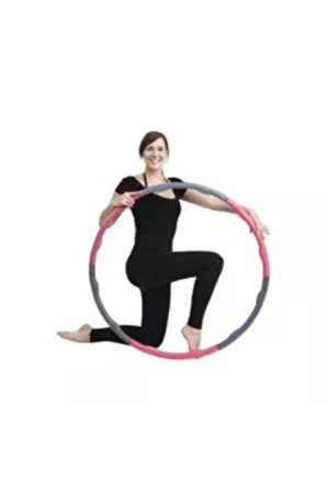 1500 Gr Ağırlıklı Hulahop Çemberi 6 Parça 100 Cm Çapında Geçmeli Pilates Egzersiz Hulahoop Çemberi