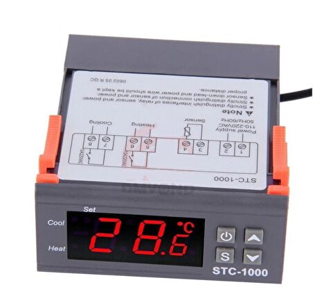 STC-1000 24Volt Isı Kontrolörü