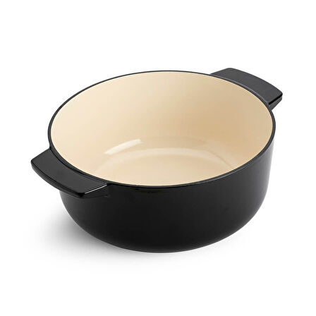 Kitchenaid CC006061 Döküm Demir Tencere 26 cm Onyx Siyah