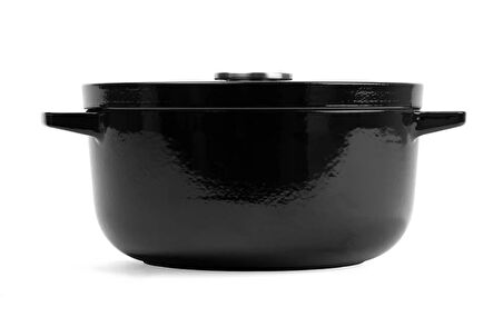 Kitchenaid CC006058 Döküm Demir Tencere 22 cm / 3.3 L Onyx Siyah