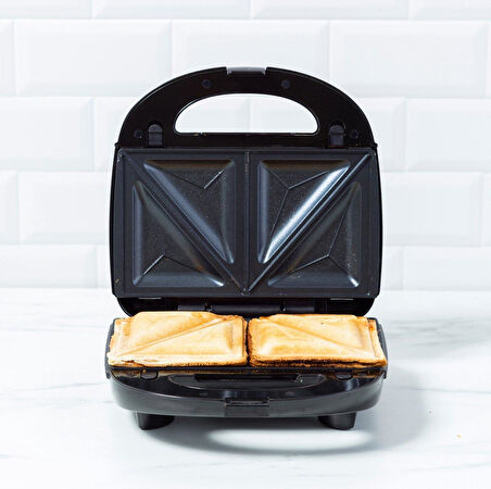 GREENPAN GREENLIFE TOST WAFFLE PANINI MAKİNESİ SİYAH 750 W - CC007927-001