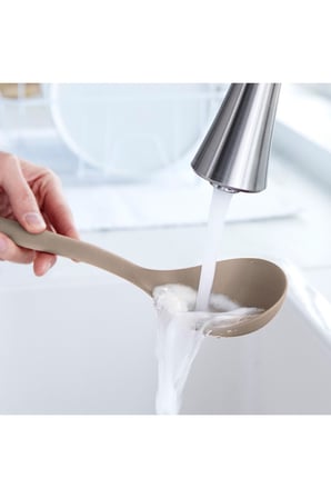  GreenPan Silikon Derin Kaşık Bej | Platinum Silicone | BPA İçermez | 200°C Isıya Dayanıklı |