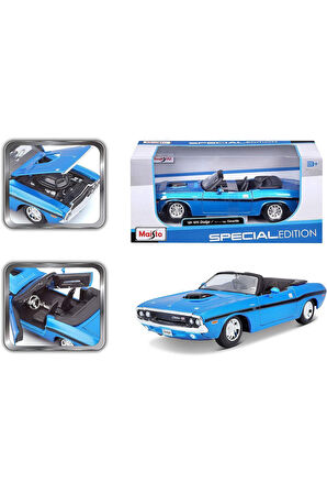 Dodge Challenger Rt Conv. 1970 Diecast Araba Dodge Challenger 1970 Model Araba Dicast Dodge RT