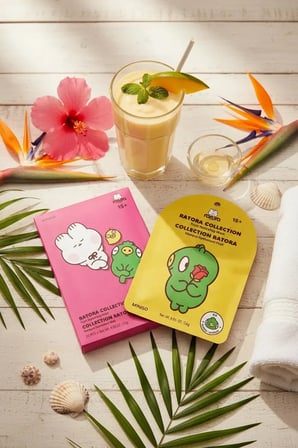 Miniso Lisanslı Ratora Collection Fruit Hydrating Mask – Mango Özlü Nemlendirici Kağıt Yüz Maskesi