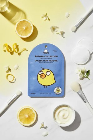 Miniso Lisanslı Ratora Serisi Meyve Özlü Kağıt Yüz Maskesi – Limon