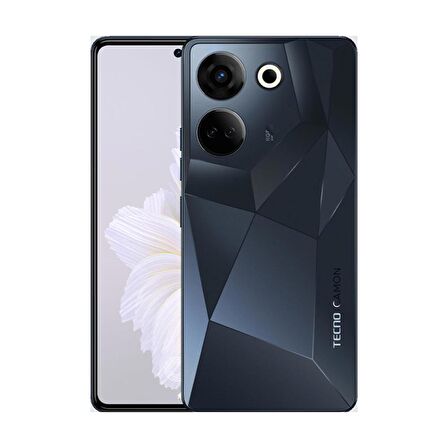 TECNO Camon 20 Pro 5G CK8N 8/256 GB Siyah  (TECNO Türkiye Garantili)