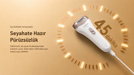 oraimo OBE-210N Epilatör White 36 Cımbız Diski