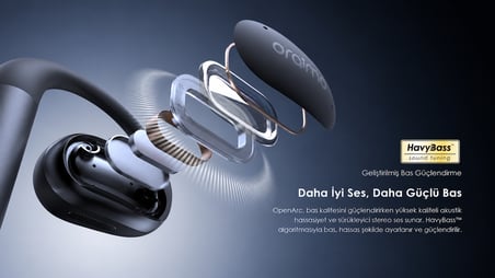 oraimo OPN-675 TWS Bluetooth Kulaklık Graphite Grey
