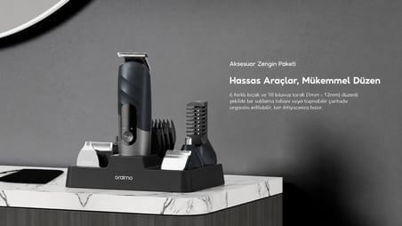 oraimo OTS-230 Grooming Kit 16 Parça Erkek Bakım Seti Deep Blue
