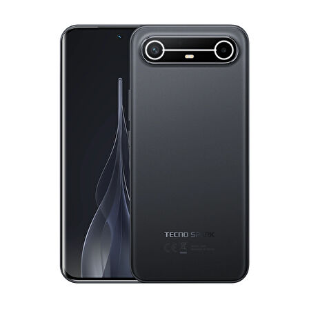 Tecno Mobile Spark Slim 8/256GB Siyah (TECNO Türkiye Garantili)