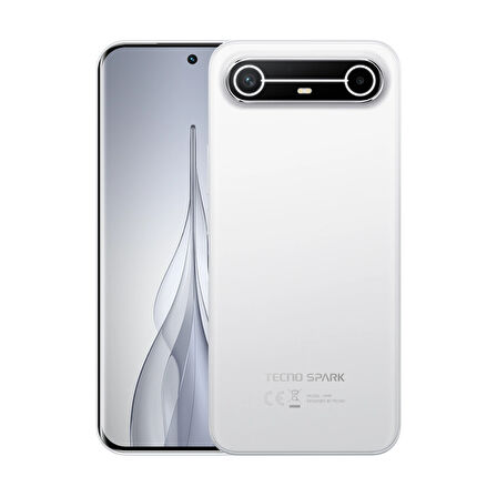 Tecno Mobile Spark Slim 8/256GB Beyaz (TECNO Türkiye Garantili)