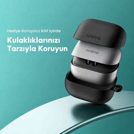 oraimo OTW-323SP TWS Bluetooth Kulaklık Graphite Black Sound360