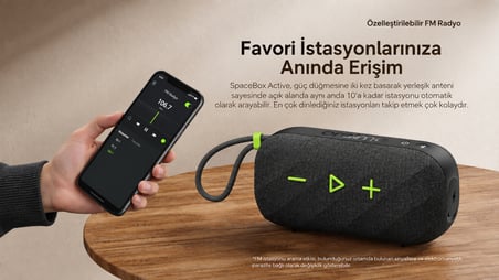 oraimo OBS-680 Bluetooth Hoparlör Graphite Black 25W
