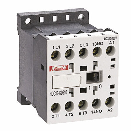 Himel HDC17K93010B7 3X9A MİNİ Kontaktör 1NO 24V AC