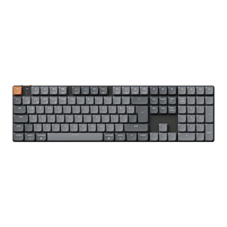 Keychron K5 Max %100 RGB Türkçe Red Switch Kablosuz Karbon Siyah Mekanik Klavye