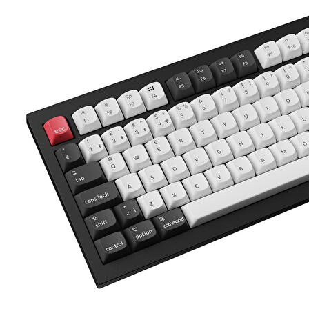 Keychron Q1 Hall-Effect %75 RGB Türkçe Nebula Switch Kablosuz Siyah Beyaz Mekanik Klavye