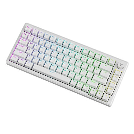GameRaider K1 HE White Ultra-Fast Lime Manyetik Switch 8K Türkçe Kablolu Gaming Klavye