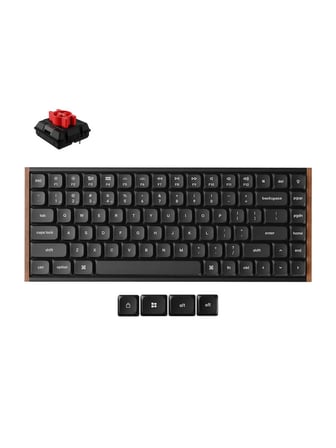 Keychron Milk Süt Pom RED Switch K3 Ultra 8k, 2,4 Ghz Kablosuz Bağlantı Özel Mekanik Klavye (K3U-H1P-TR)