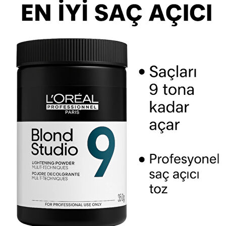 L'oreal Professionnel Loreal Blond Studio Bonder Inside Toz Açıcı 9 Ton 500 gr