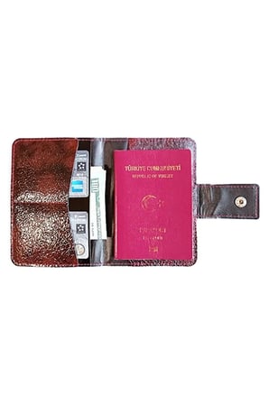 Pasaport Kılıfı Pasaportluk Hakiki Deri