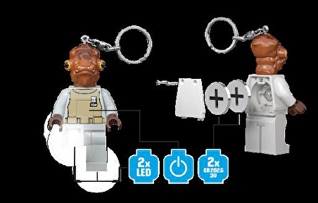 LEGO Star Wars Admiral Ackbar LED Key Light 