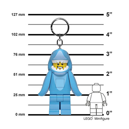 LEGO Minifigures KE155H Shark Suit Guy Led Key Chain