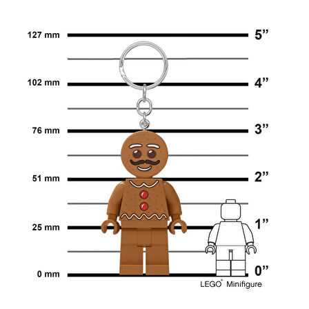 LEGO Minifigures KE182H Gingerbread Man Led Key Chain