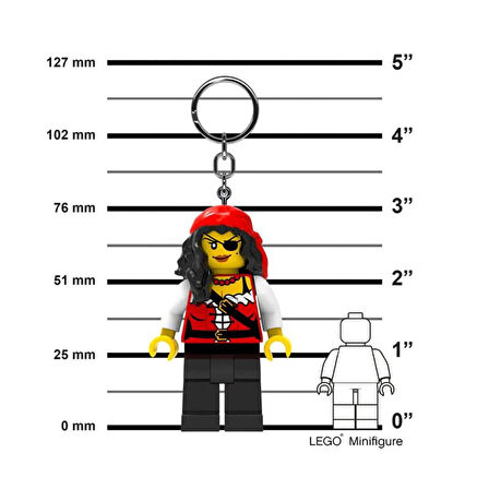 LEGO Minifigures KE193H Iconic Princess Pirate Led Key Chain