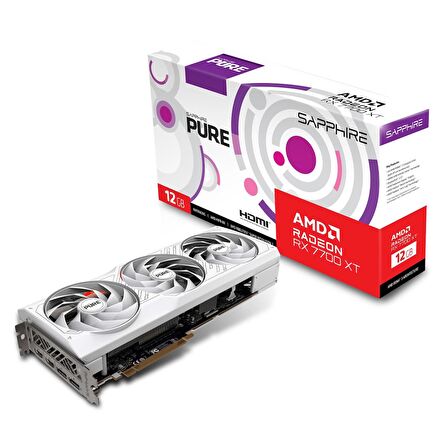 Sapphire Radeon RX7700XT Pure 12GB GDDR6 192Bit HDMI/DP Ekran Kartı