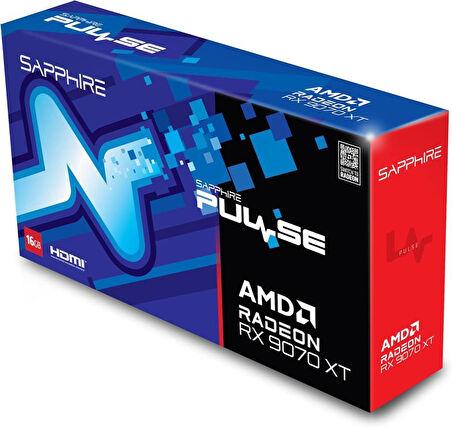 Sapphire RX 9070 XT Pulse 11348-03-20G 256 Bit GDDR6 16 GB Ekran Kartı Outlet