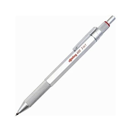 Rotring 600 Krom Multipen Üç Fonksiyonlu Kalem