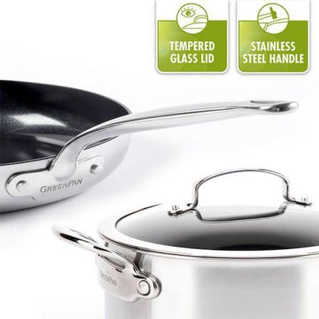 Green Pan Barcelona Evershine 3Ply 20Cm Derin Tencere