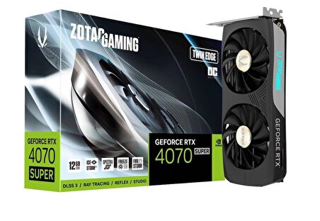 ZOTAC GAMING RTX 4070 SUPER Twin Edge OC 12GB GDDR6X Ekran kartı