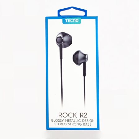 TECNO Rock R2 Earphone Siyah (TECNO Türkiye Garantili)