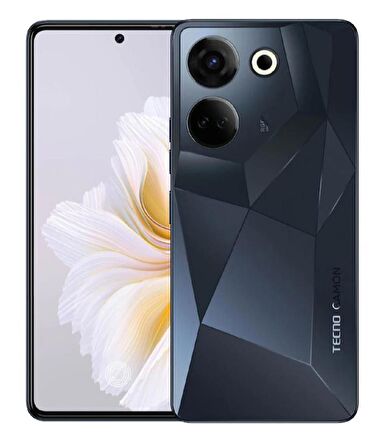 Tecno Camon 20 8/256 GB Siyah (Outlet) (2 Yıl Garantili)