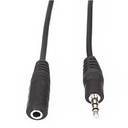 Vcom CV202-5.0 5.0Mt 3.5mm Stereo Uzatma Ses Kablosu