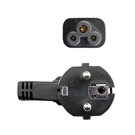 Vcom Ce022 1.5 0.50Mm2 Notebook 1.5Mt Power Elektrik Kablosu / Vcom