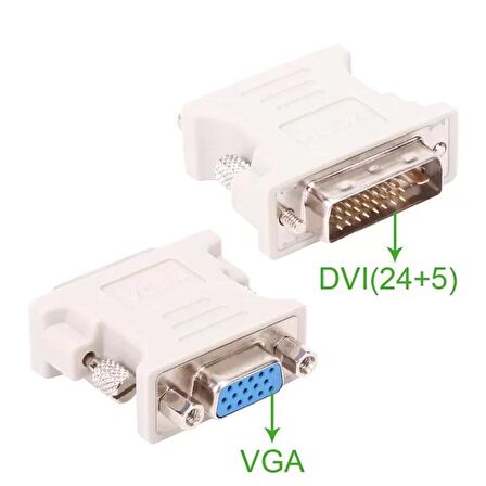 Vcom CA301 Dvi 24+5 Erkek To Vga Dişi Dönüştürücü