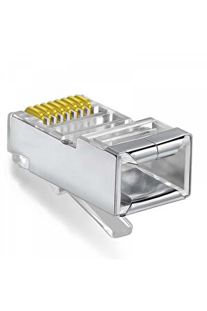 Vcom NM026 20li Metal RJ45 8P8C Cat6-UTP-RJ45-3u Konnektör