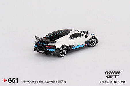 Mini GT Bugatti Divo White 661