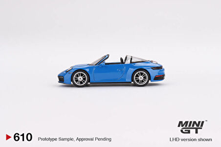 Mini GT 1/64 Ölçek Koleksiyonluk Model Araç MGT00610 Porsche 911 Targa 4S / Shark Blue