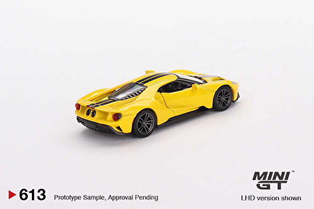 Mini GT Ford GT Triple Yellow - 613