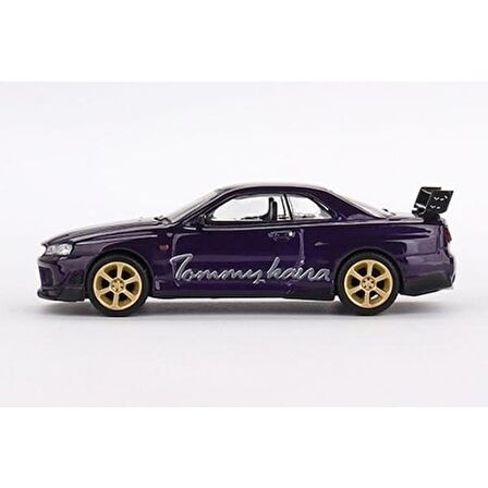 Mini GT 616 Nissan Skyline Gt-R (R34) Tommykaira R-Z Midnight Purple Rhd Model Araba