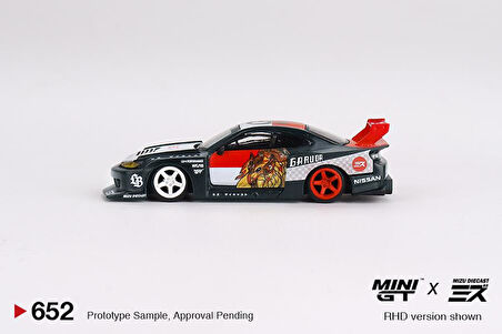 Mini GT LB-Super Silhouette Nissan SILVIA (S15)“GARUDA” MINI GT x MIZU 1:64 652