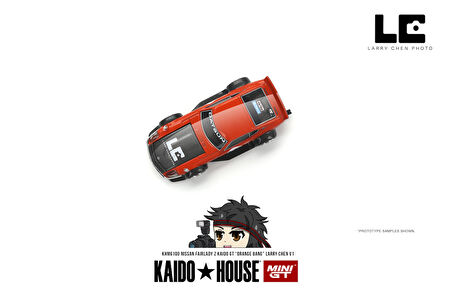 Mini GT Kaido House Nissan Fairlady Z Kaido GT 'ORANGE BANG' Larry Chen V1 1:64 100