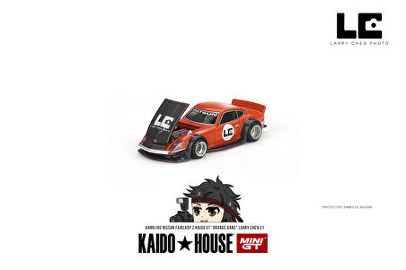 Mini GT Kaido House Nissan Fairlady Z Kaido GT 'ORANGE BANG' Larry Chen V1 1:64 100