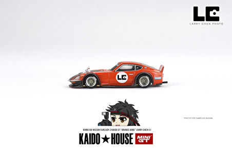 Mini GT Kaido House Nissan Fairlady Z Kaido GT 'ORANGE BANG' Larry Chen V1 1:64 100