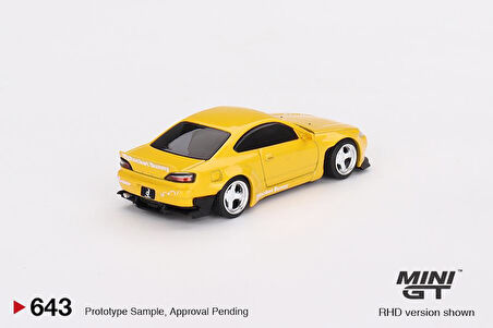 Mini GT Nissan Silvia (S15) Rocket Bunny Bronze Yellow 643