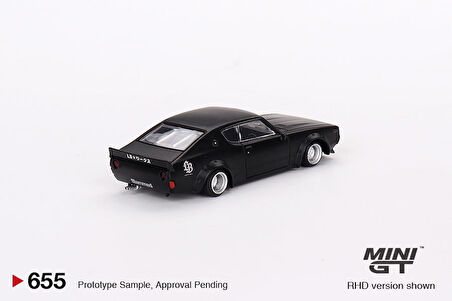 Mini GT Nissan Skyline Kenmeri Liberty Walk Matt Black 655